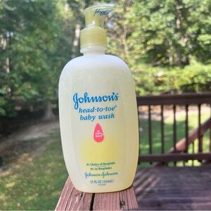 Johnson's Head-to-Toe Baby Wash No More Tears Dye-Free Mild Cleanser, USA|15 OZ